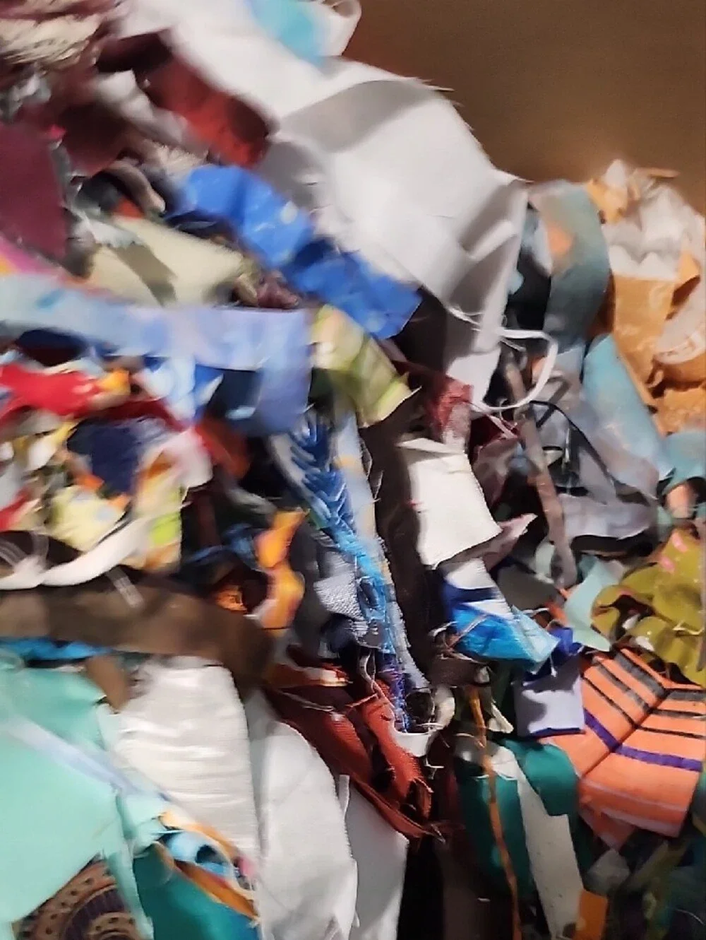 Cotton and Batik Crumbs, Confetti, Scraps!